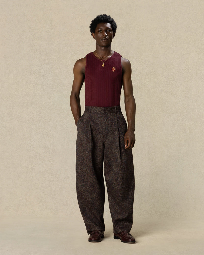 Sleeveless V Neck Vest Horse Patch - Drôle de Monsieur - 2