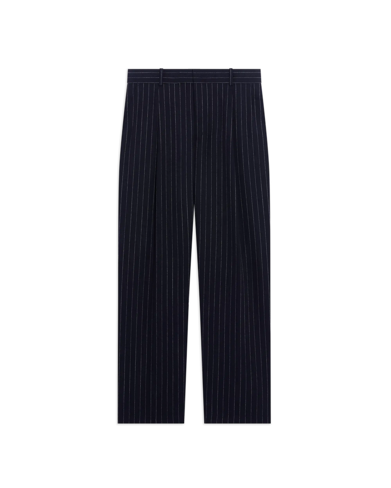 Pantalon Rayé à pli simple - Drôle de Monsieur