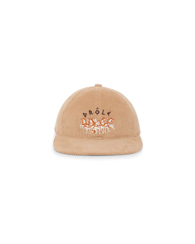 Flat Drôle Horses Embroidery Cap - Drôle de Monsieur