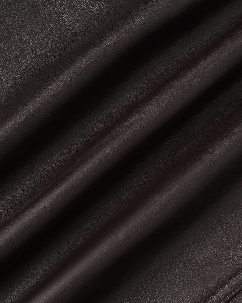 Veste Safari en cuir - Drôle de Monsieur - 4