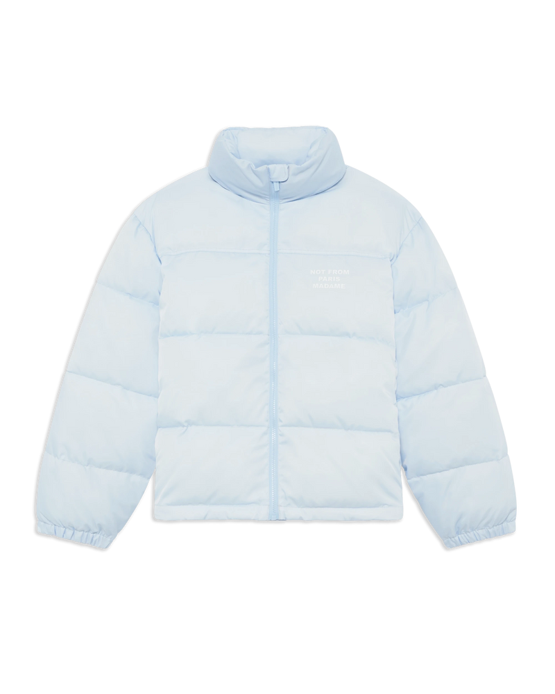Slogan Puffer Jacket - Drôle de Monsieur