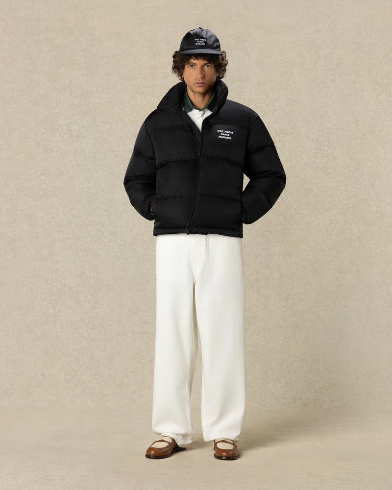 Slogan Puffer Jacket - Drôle de Monsieur - 2