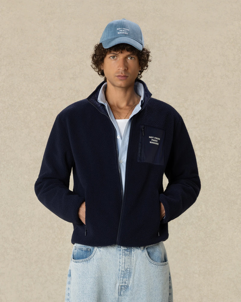 Denim Slogan Cap - Drôle de Monsieur - 3