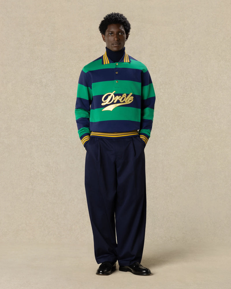 Drôle Embroidered Stripes Polo - Drôle de Monsieur - 2