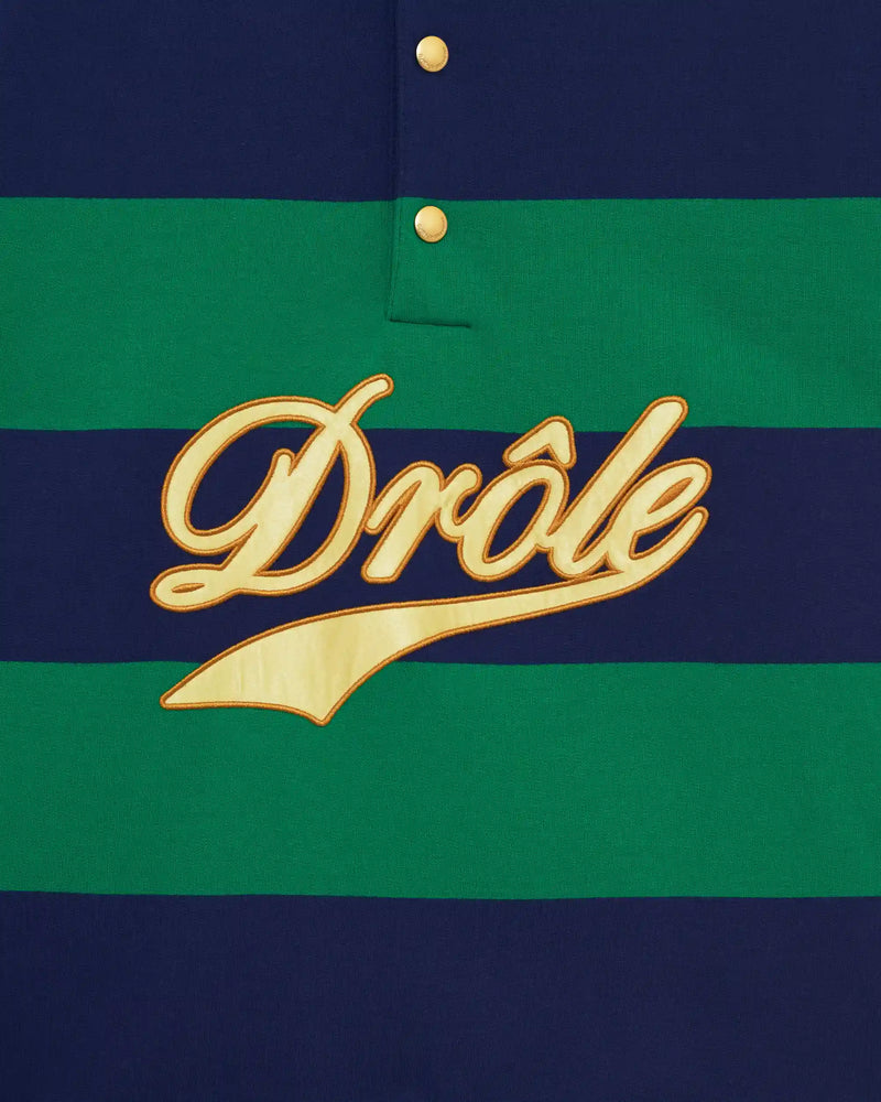 Drôle Embroidered Stripes Polo - Drôle de Monsieur - 4