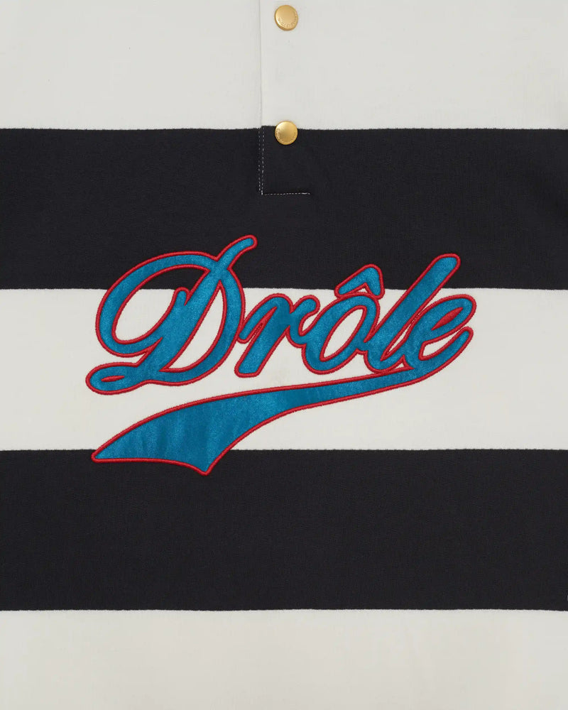 Drôle Embroidered Stripes Polo - Drôle de Monsieur - 4