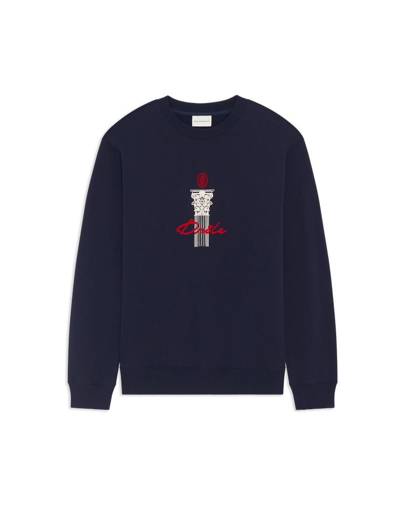 Drôle Column Printed Sweatshirt - Drôle de Monsieur - 1