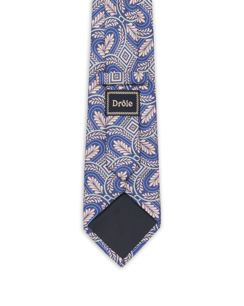 Silk printed caesar tie - Drôle de Monsieur - 2