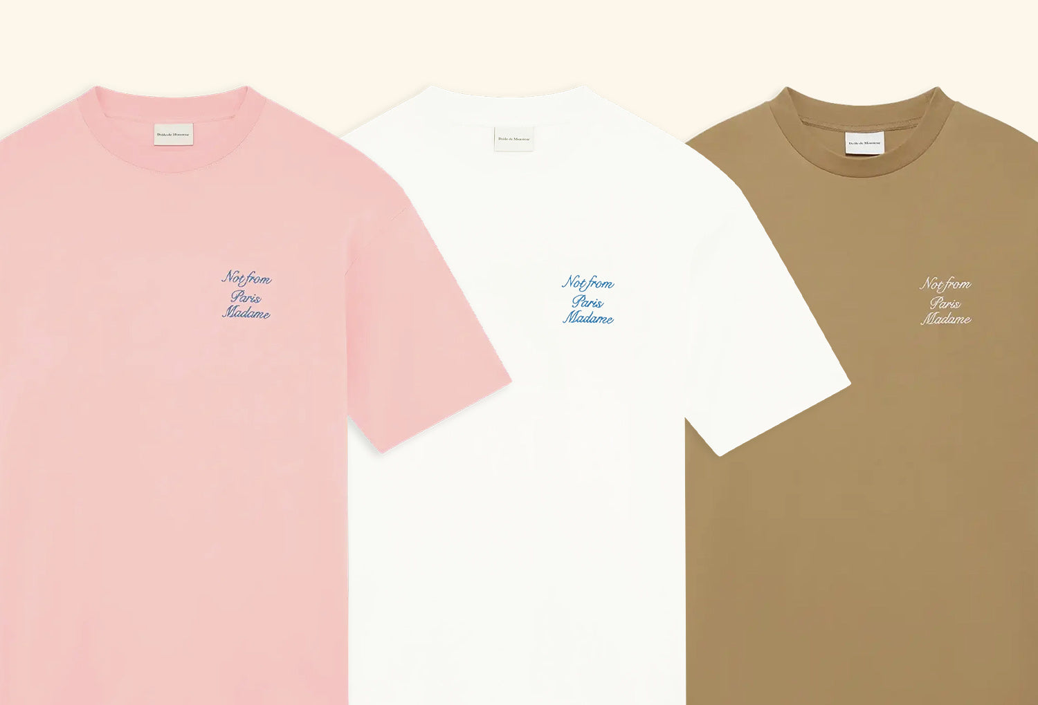 T-shirts & shirts Not From Paris Madame