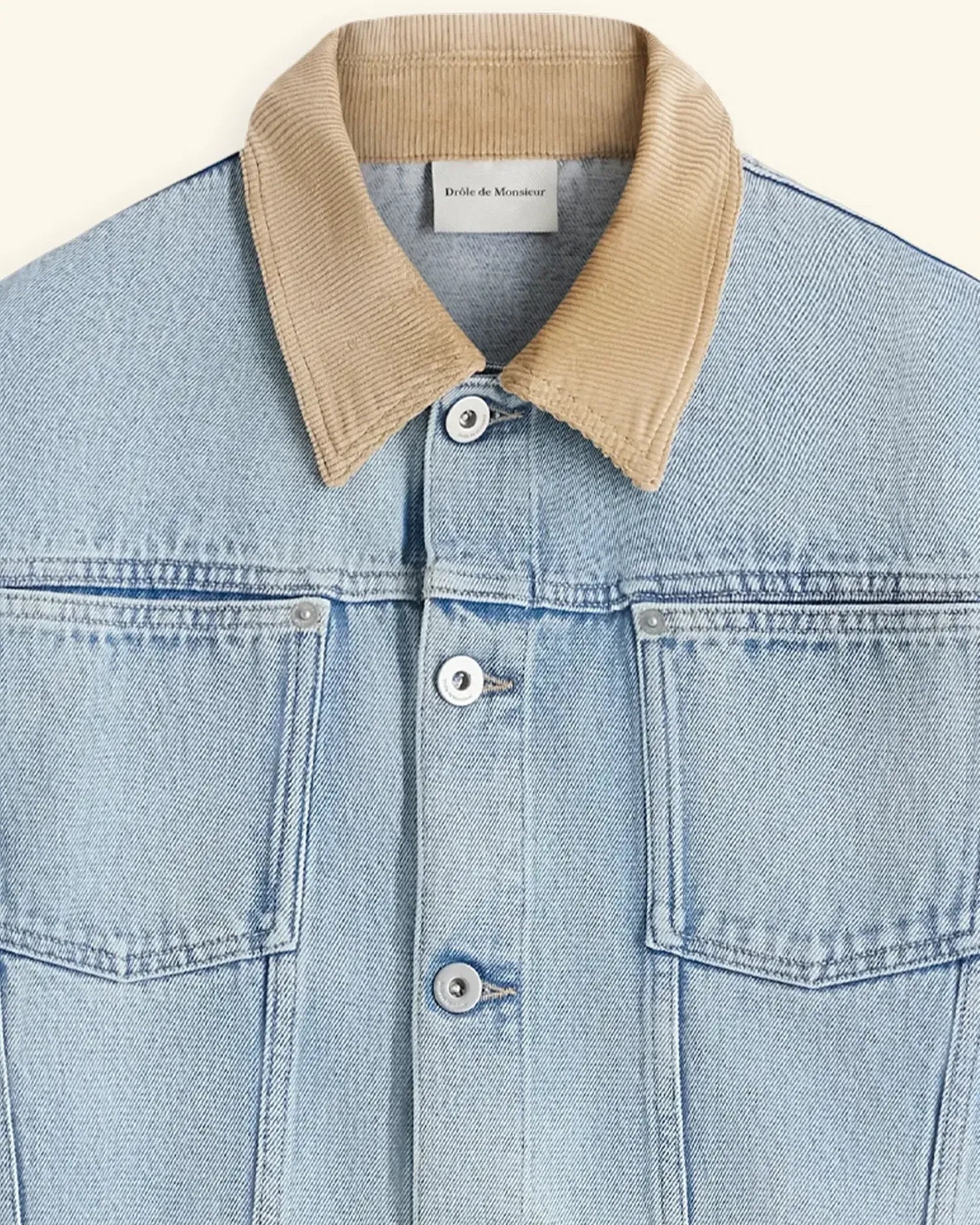DROLE DE MONSEUR デニムジャケット La Veste Jean Noir