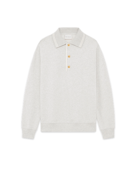 Grey Cotton Polo – Drôle de Monsieur