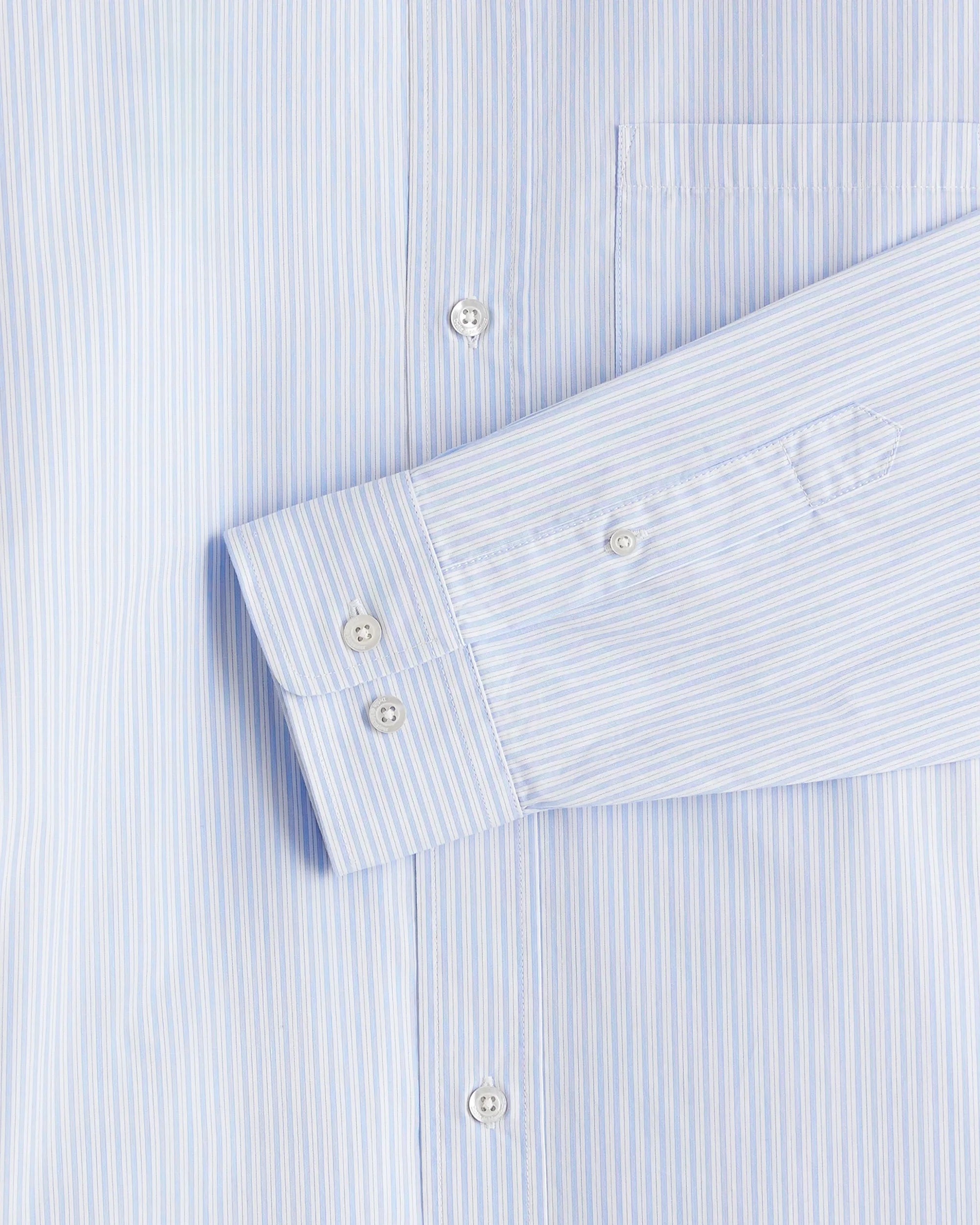White Cotton Embroidered Shirt