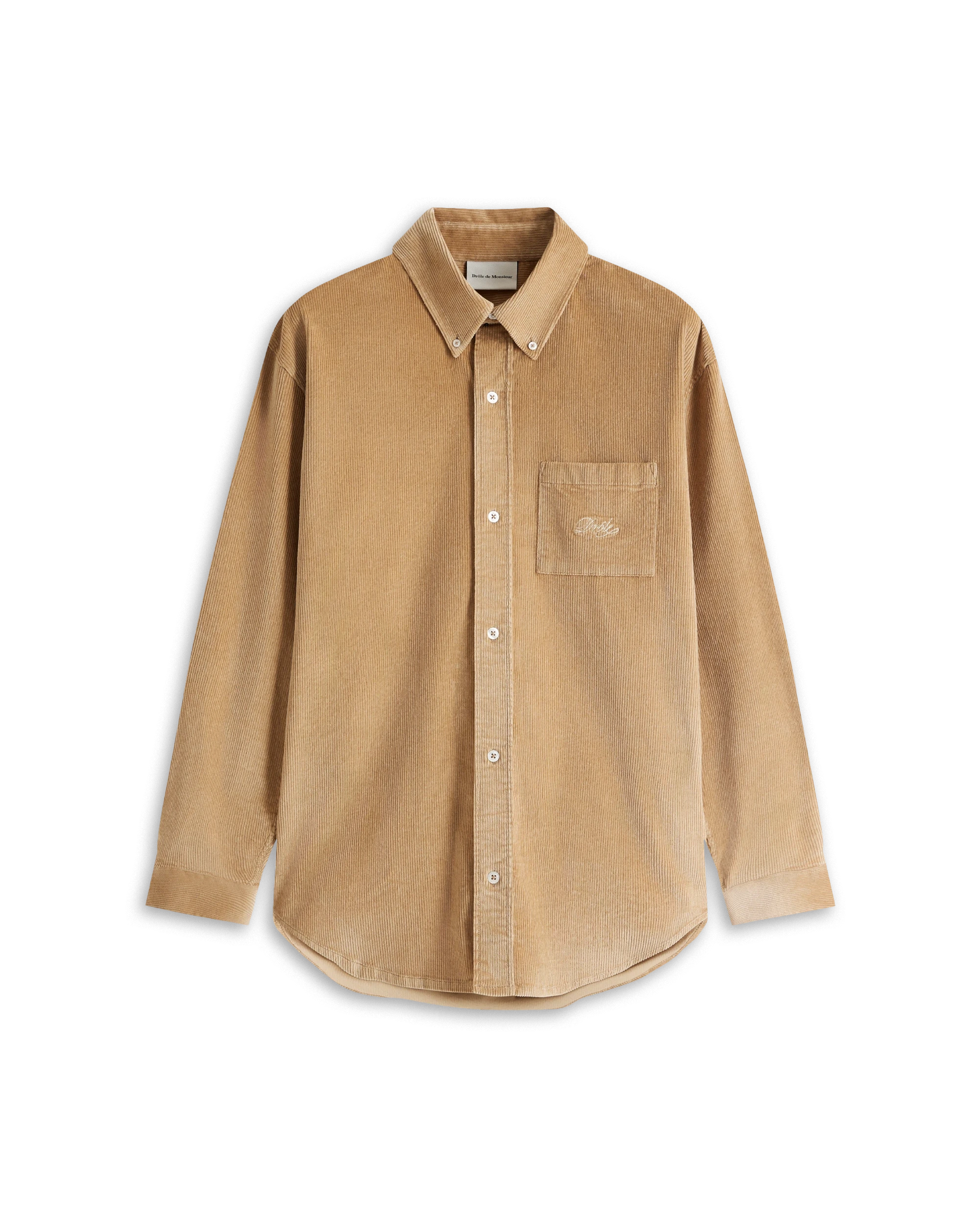 Tシャツ・カットソー DROLE DE MONSIEUR LA CHEMISE RAYEE (PERM SH171 CO151 LBE) Light Blue Cotton Striped Shirt