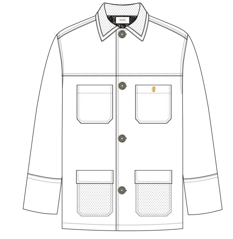 Veste Suède à Poches - Drôle de Monsieur