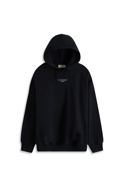 Drôle de Monsieur Cotton black hoodie